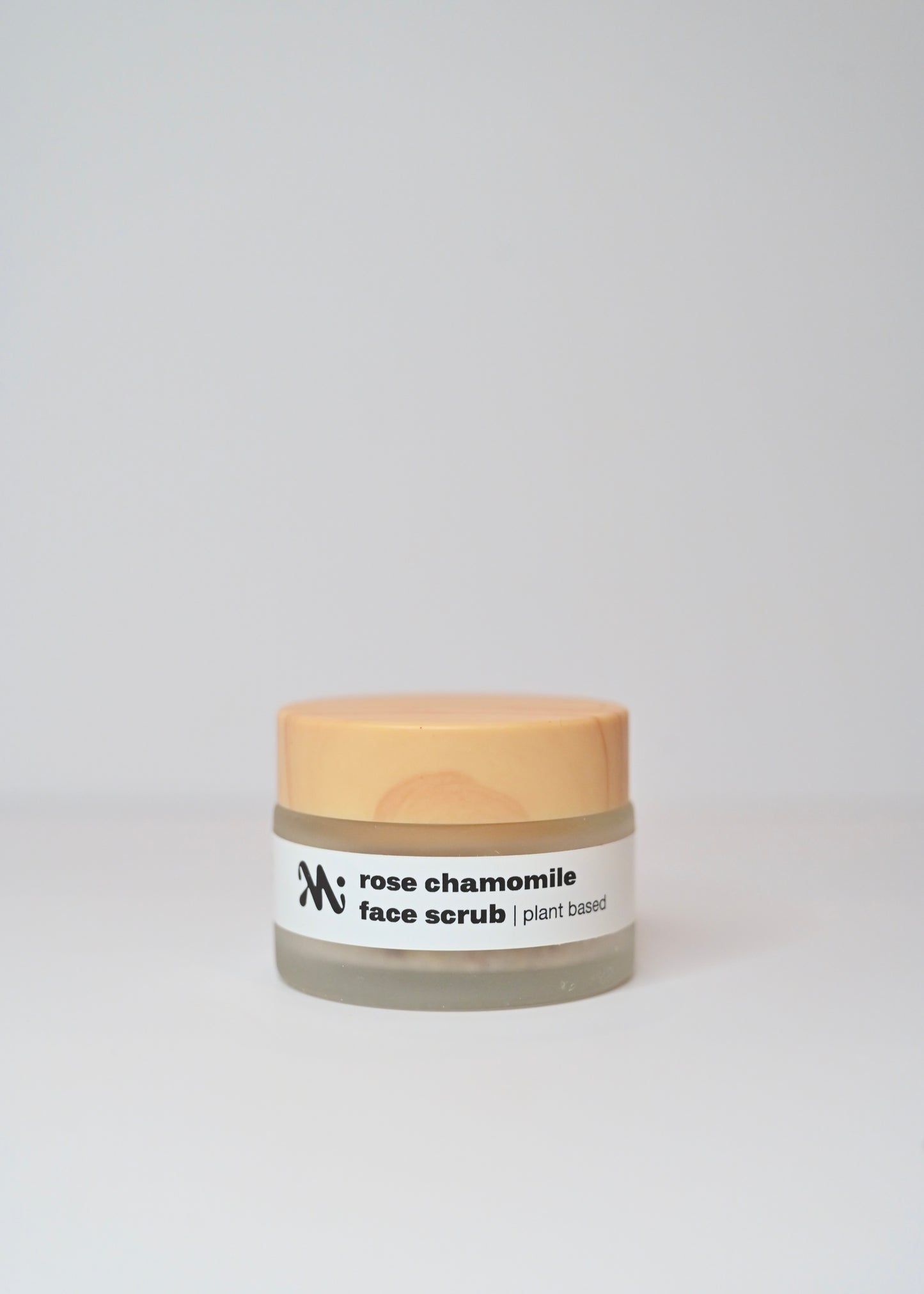 rose chamomile face scrub