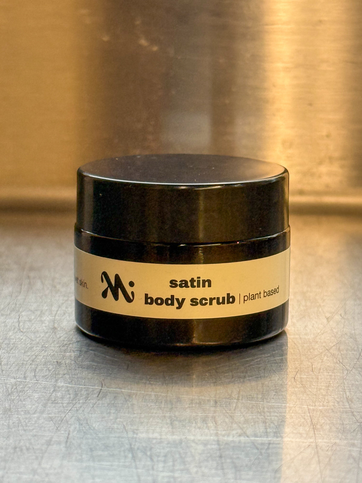 satin body scrub