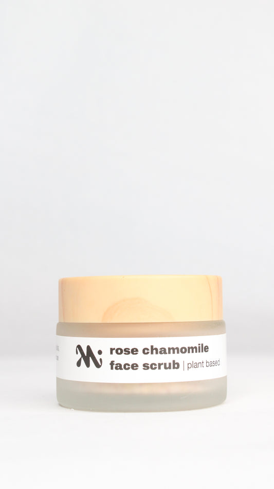 rose chamomile face mask